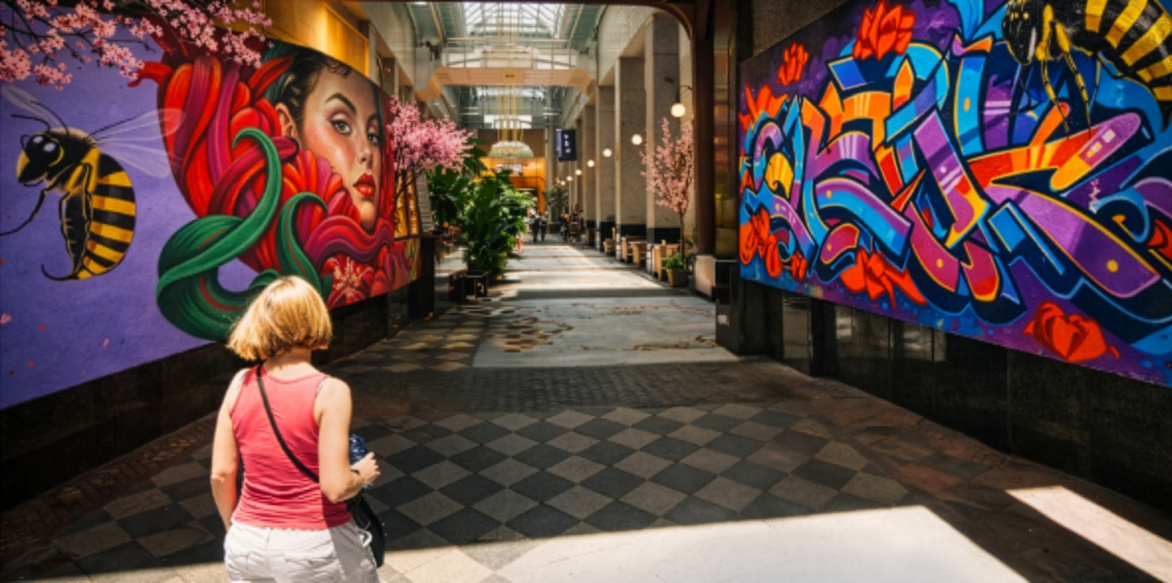 Hallway AR experience